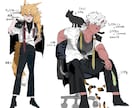 立ち絵を制作します 個性豊かなキャラクターデザインを担当します。 イメージ3
