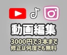 YouTube、TikTokなど動画制作します あなたの目指したい表現を実現　何度でも無料修正できます！ イメージ1
