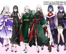 可愛い女性キャラの配信イラスト制作します 自分だけの可愛い配信イラスト全般描かせて頂きます！ イメージ10
