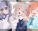 商用OK！イラスト・漫画制作いたします 動画サムネイル・配信立ち絵・同人誌表紙など多岐にわたります！ イメージ1