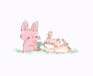もふもふな動物イラスト作成致します ご自宅のペット、オリジナルキャラクター、他対応可能です イメージ1