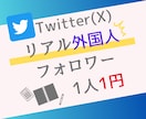 Twitter外国人フォロワー1500人増やします フォロワー増加で注目度アップ♪ イメージ1