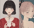 アンニュイで雰囲気のあるイラスト描きます ⭐︎アイコン, サムネイルetc. お気軽にご相談下さい！ イメージ1