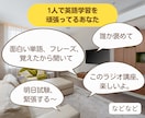 １分～英語学習中の孤独を解消する話し相手になります 英語学習について話を聞いて欲しい方、ぜひお聞かせください。 イメージ2