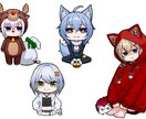 立ち絵・一枚絵・SDキャライラスト描きます 個人から商用、サムネ、アイコン、グッズなど幅広く イメージ3