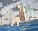背景付きでキャラクターを描きます 背景付きのキャラクターを描きます！ イメージ7