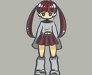おしゃれかわいい立ち絵を安価で作成します ちょうどいいポップでおしゃれかわいいイラストが必要な方へ イメージ1