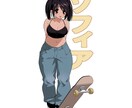 90年代アニメ風イラストを制作します 90年代アニメ風で海外で高評価をいただきました！ イメージ5
