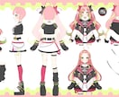 デザイン～モデリングまでVtuber制作します 高クオリティモデルで、あなたもデビューしませんか？ イメージ7
