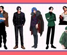 TRPG・創作キャラなど男性立ち絵お描きします 用途に合わせて作成させていただきます。 イメージ2
