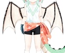 キャラクターの１枚絵を描かせていただきます アニメ調のかわいい系の女の子描きます。 イメージ2