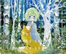 アナログの女の子のイラストを描きます 繊細な感情を、一枚の絵に。貴方の為のイラスト描きます イメージ1