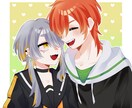 夢絵・CP絵作成致します 好きなキャラクター・お相手様とのイラストを描きます！ イメージ1