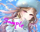 SNSアイコン、ヘッダーお描きします 綺麗系アイコンほしい方にオススメ イメージ7