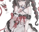 イラスト作成します 今どきな絵柄のイラスト、1枚絵を制作いたします イメージ6