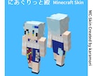 あなたの持ち絵をマイクラスキンに描きます Vtuberさんや配信者さん、NPCにもおすすめ！ イメージ1