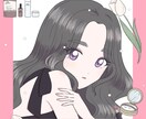 SNSアイコンを依頼者様と一緒に作ります 依頼者様のアイデアをふんわり可愛いイラストで表現します！ イメージ3