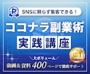 ココナラ完全攻略マニュアルを動画と資料で公開します 唯一無二の強みを商品化！最短で収益を上げる方法 イメージ1