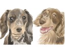 特徴を捉えた可愛くキレイな似顔絵を描きます 最短3日！記念日や友達家族へのプレゼントにオススメ♬.*ﾟ イメージ3