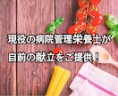 現役の病院管理栄養士が自前献立をご提供いたします 施設様、医院様向けにもご提供いたします イメージ1