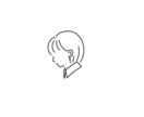 横顔のシンプルイラスト描きます InstagramやTwitterのアイコンにおすすめ! イメージ4