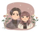 優しい雰囲気のある似顔絵描きます 優しく、あたたかみのある絵柄で似顔絵描かせてください! イメージ5
