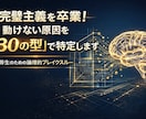 完璧主義を卒業！動けない原因を30の型で特定します なぜ動けない？優等生特有の複合ブレーキを論理的に解明します イメージ1