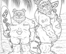 オリジナリティあふれる線画イラストを作製します 生成AIにはない温かみと個性あふれるイラストをあなたに♡ イメージ1