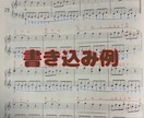 ピアノ楽譜にドレミを書き込みます 指導歴20年以上のピアノ講師が譜読みのお手伝い♪ イメージ2