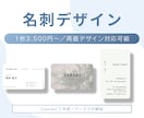 低価格で見やすい名刺デザインを作成します Canva／費用を抑えて名刺デザインを作りたい方／データ納品 イメージ1