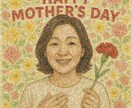 贈り物特集！似顔絵からモザイクアート作成します 似顔絵×高品質モザイクで感動の1枚を！ イメージ10
