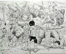 ペン画を描きます リアル系、漫画系どちらでもOK イメージ2
