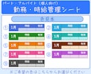 扶養内向けの勤務・給与管理Excelを提供します 時給と勤務時間の入力で年収管理　扶養内で働きすぎを防げます イメージ2