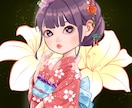 商用利用OK！！キュート可愛いミニイラスト描きます ポーズ・仕草全て可愛いイラストお描き致します イメージ5