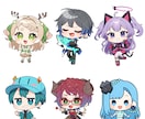 ミニキャラ(SD,デフォルメ)イラスト制作します グッズ/スタンプ/バッジ/SNSアイコン/サムネなどに！ イメージ9
