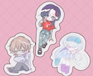 2.5~4頭身デフォルメ描きます ポーズ指定◎洋服描き込み◎のデフォルメイラストです！ イメージ3