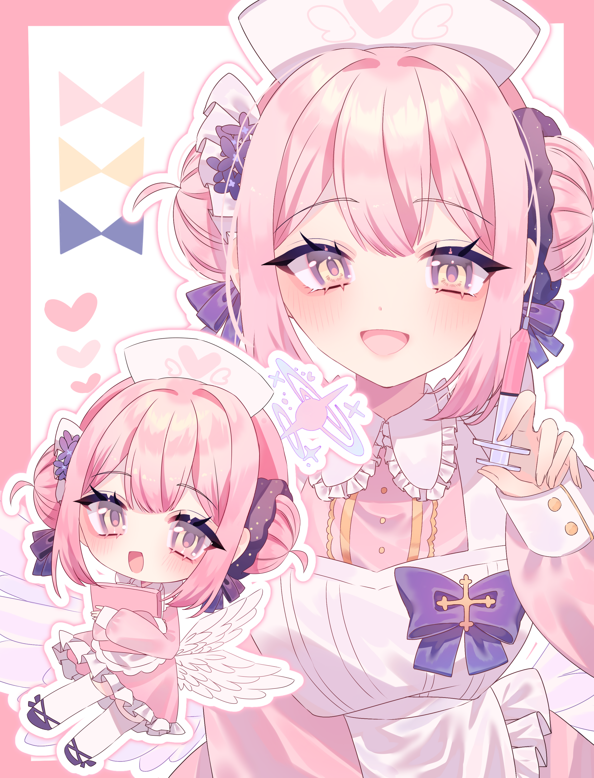 キラキラかわいいイラストお描きします 1枚絵イラストから立ち絵まで可愛いイラストをお描きします♡ イメージ3