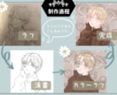 SNSアイコン/イラスト/配信画制作致します 可愛い男の子と女の子をお求めの方はぜひ…！ イメージ2