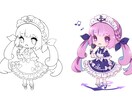 イラスト制作、Pv制作します 絵柄がかわいい系です。ちびキャラとくい～ イメージ3