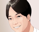 デフォルメしすぎないアニメ調似顔絵アイコン描きます どのSNSでも使いやすいデフォルメ具合 イメージ4