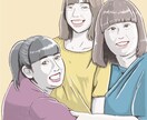 アニメ・漫画調の似顔絵イラストを制作します アイコンに最適！希望のタッチであなただけの似顔絵イラスト！ イメージ6