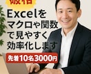 Excelをマクロや関数で見やすく効率化します あなたのExcelのお悩み、解決します。 イメージ1