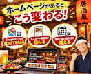飲食店向けの高品質HPサイト作成します 行きたくなる店は、見たくなるサイトから。 イメージ3