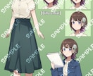 キャラクターデザイン立ち絵を作成できます 可愛くてキャッチーなアニメ風デザインが得意です！ イメージ4