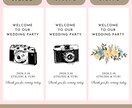 結婚式のお車代・お礼封筒つくります 挙式日&名入れ無料｜可愛いデザインで特別なおもてなし イメージ8