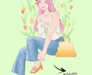 NY美大生がおしゃれなアイコン/イラストを描きます 好きな自分のファッションやメイクをイラスト化して記録する♡ イメージ5