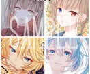 オリジナルSNSアイコン描かせて頂きます 男キャラ女キャラ★ちびキャラOK 商用可 イメージ4