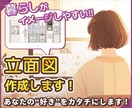 CAD図面よりイメージがわきやすい立面図作成します 平面図でつかみきれない情報を立面図を作成してご提示いたします イメージ1