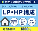 LP・HP構成を作成、SEO対策キーワード作ります 元百貨店WEBディレクターが顧客目線で制作の要をサポート イメージ1