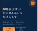 10年現役SEがJavaの不具合を解消します 原因不明のエラーも即日診断で解決へ! イメージ1